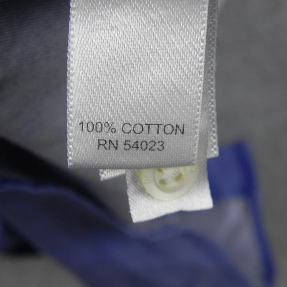 Banana Republic Shirt Mens XL Soft Wash Cotton Pocket Button Up Blue Long Sleeve